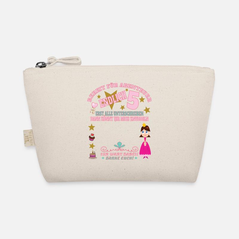 5. Geburtstag Mädchen & Junge Gästebuch Bio-Täschchen