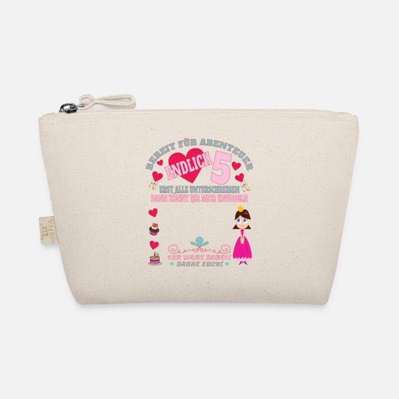 5. Geburtstag Mädchen & Junge Gästebuch Bio-Täschchen