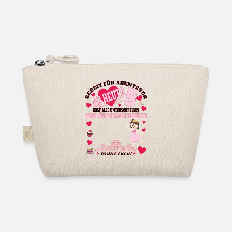 5. Geburtstag Mädchen & Junge Gästebuch Bio-Täschchen