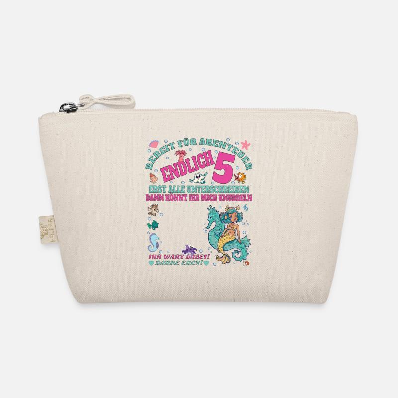 5. Geburtstag Mädchen & Junge Gästebuch Bio-Täschchen