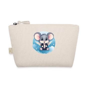 Mouse Angel Wings - Organic Pouch - nature - Front