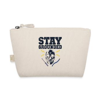 Stay Grounded Elektrotechniker Elektroniker - Bio-Täschchen - Natur - Vorne