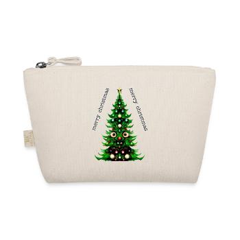 Frohe Weihnachten - Bio-Täschchen - Natur - Vorne