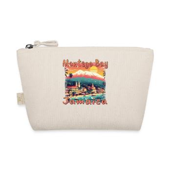 Montego Bay Vibes: Grunge Style Jamaica Design - Organic Pouch - nature - Front