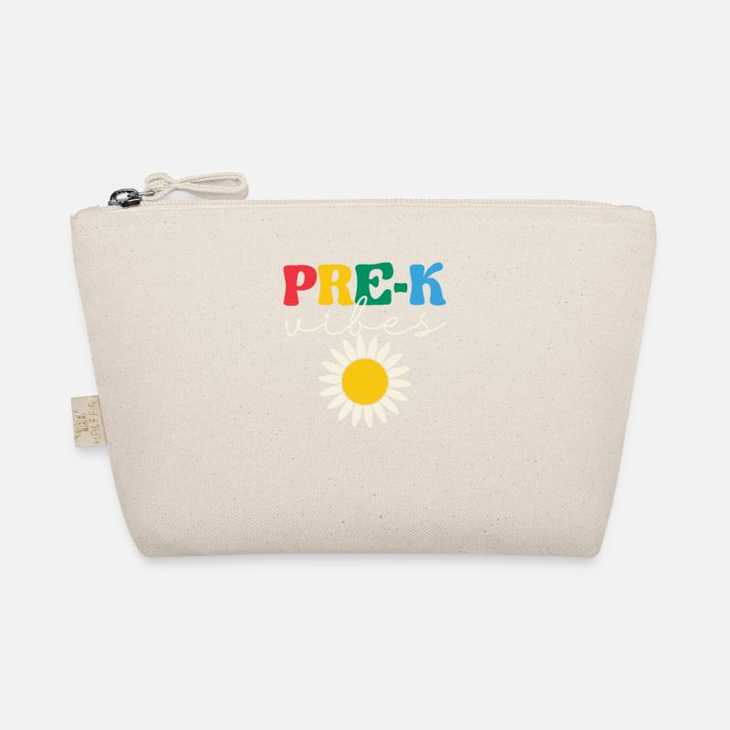 Pre-K Vibes Kindergarten Team Retro Day 1 Organic Pouch