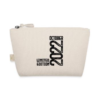 Geburtstagsgeschenk Oktober 2022. Oktober 2022. - Bio-Täschchen - Natur - Vorne