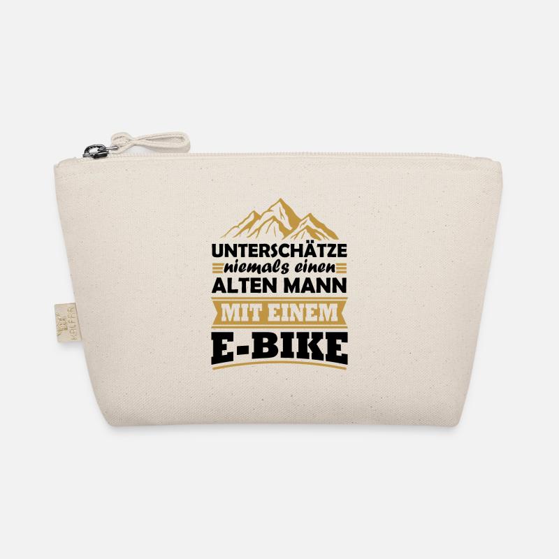 Unterschätze niemals einen alten Mann mit E-Bike Bio-Täschchen