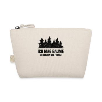 Ich Mag Bäume Die Halten Die Fresse - Bio-Täschchen - Natur - Vorne