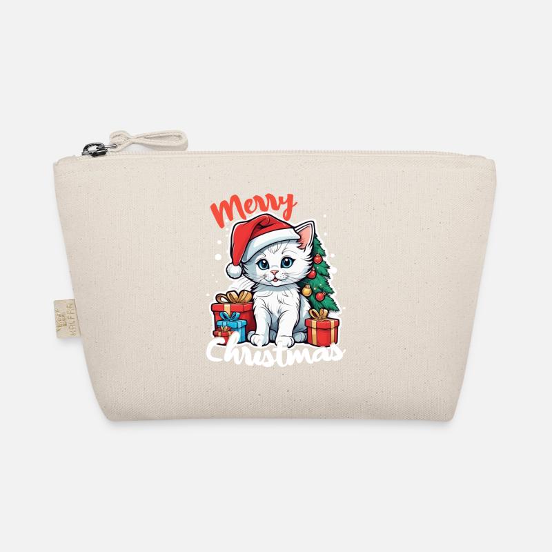 chat noel - joyeux noel Trousse biologique