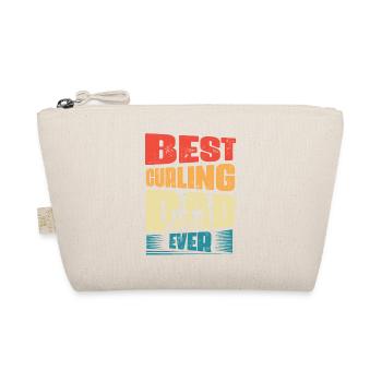 Best Curling Dad Ever Broom Curler Ice Sport - Bio-Täschchen - Natur - Vorne