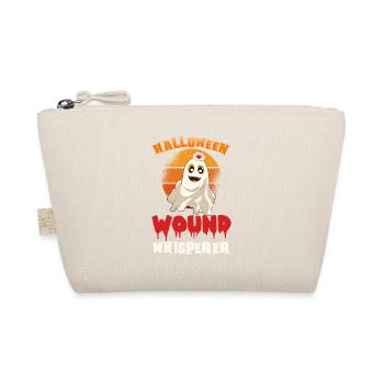 Halloween Nurse Pumpkin - Organic Pouch - nature - Front