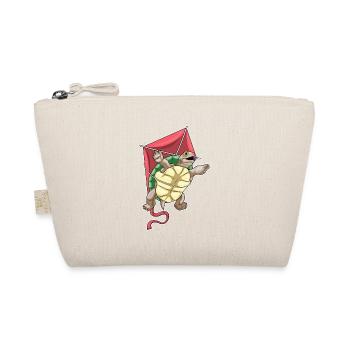 Turtle Kite Flying Kite - Organic Pouch - nature - Front