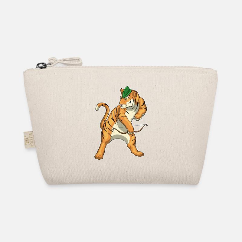 Tiger Bogenschütze Bogen Bio-Täschchen
