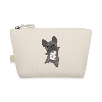 Bouledogue Français Noël Neige Hiver Animaux - Trousse biologique - nature - Devant