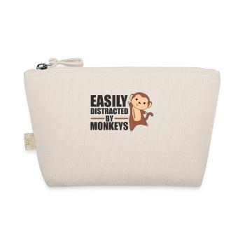 Facilement distrait par les singes - singe mignon - Trousse biologique - nature - Devant