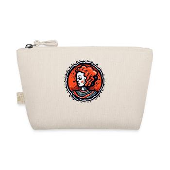 Is this art? Cartoon portrait of a woman - Organic Pouch - nature - Front