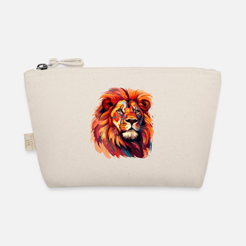 Painted Lion Organic Pouch