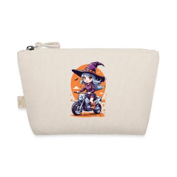 Anime Witch Biker Halloween Special - Organic Pouch - nature - Front