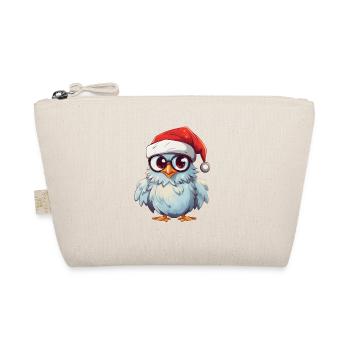 Hibou de Noël blanc : l’élégance festive - Trousse biologique - nature - Devant