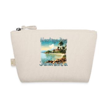 Montego Bay Vibes: Grunge Aesthetic Meets Caribbean - Organic Pouch - nature - Front