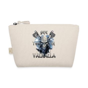 Valhalla Warrior The gift for Viking fans - Organic Pouch - nature - Front