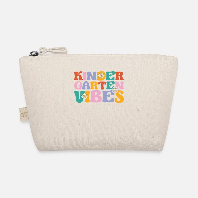 Kindergarten Vibes Kinder Crew Retro Erster Tag Bio-Täschchen