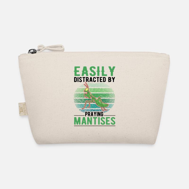 Gottesanbeterin Praying Mantis Fangschrecke Organic Pouch