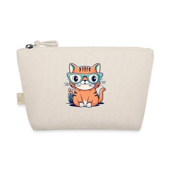 Chat Bébé Chat Chat Maman Chat Papa - Trousse biologique - nature - Devant