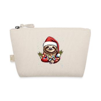 Sloth Lover Christmas Designs - Funny Christmas Sl - Organic Pouch - nature - Front