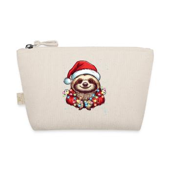 Art de Noël paresseux Chill - Pyjama de Noël paresseux - Trousse biologique - nature - Devant
