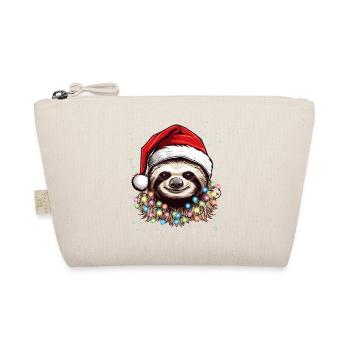 Noël mignon paresseux Art - Noël paresseux Design - Trousse biologique - nature - Devant