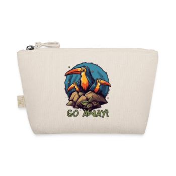 Some silly birds, get out of here! - Organic Pouch - nature - Front