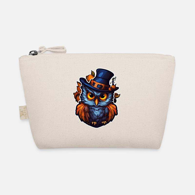 Halloween Eule Bio-Täschchen