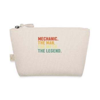 Mechanic Man Myth Legend Car Mechanic - Organic Pouch - nature - Front