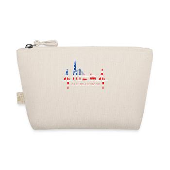 San Francisco Skyline Herzschlag Kalifornien USA - Bio-Täschchen - Natur - Vorne