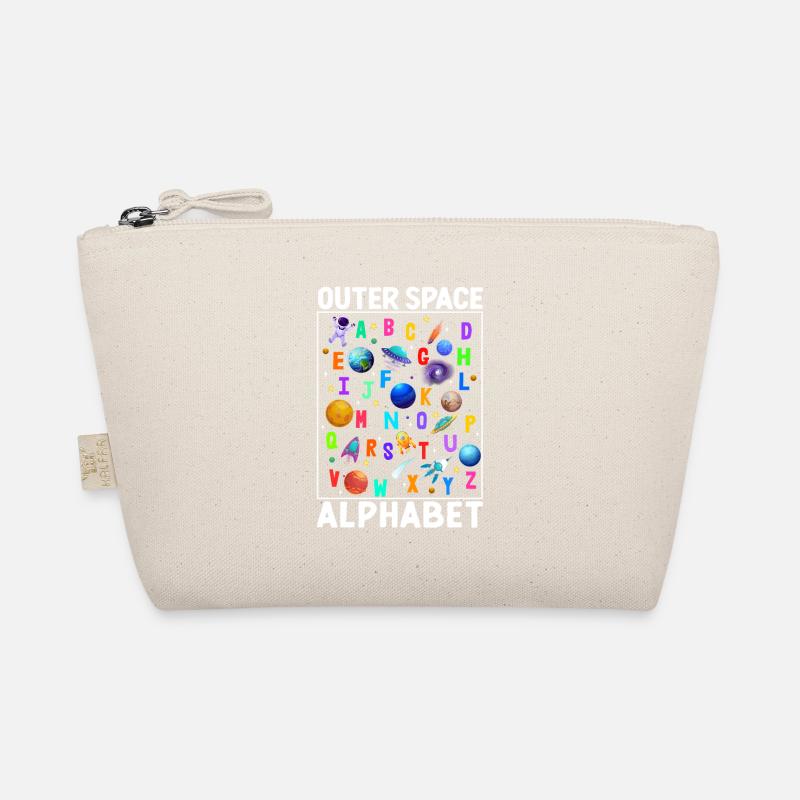 Outer Space Alphabet Kindergarten Teacher 100 Days Organic Pouch