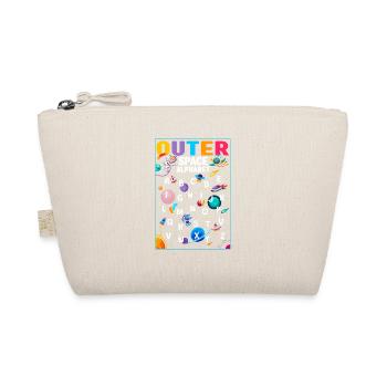 Outer Space Alphabet Kindergarten Teacher 100 Days - Organic Pouch - nature - Front
