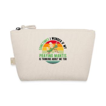 Praying Mantis Gift Mantis Mantis - Organic Pouch - nature - Front