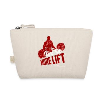 Less Talk More Lift Weight Lifting Workout Trainin - Bio-Täschchen - Natur - Vorne