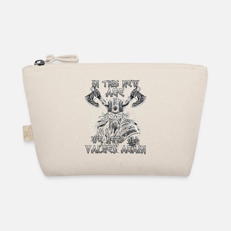 Walhalla Krieger Geschenk Wikinger-Enthusiasten Bio-Täschchen