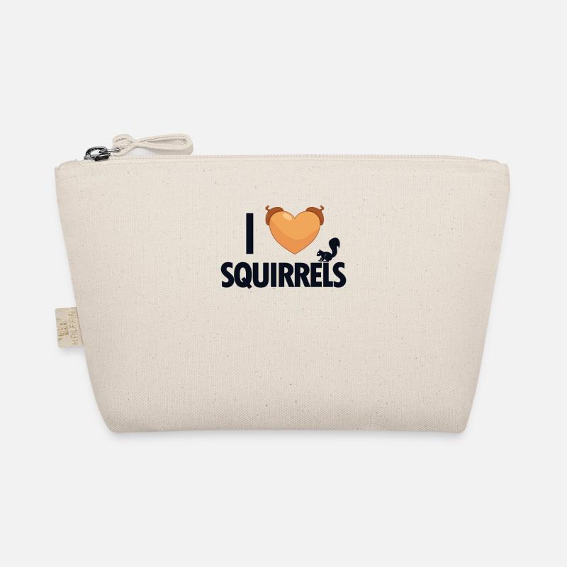 I love Squirrels Squirrel Fox Squirrel Organic Pouch