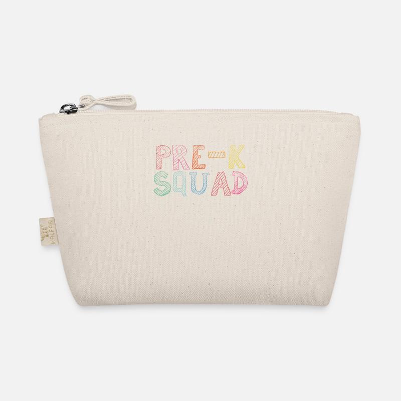 Pre-K Squad Teacher Student Preschool 100th Day of Organic Pouch