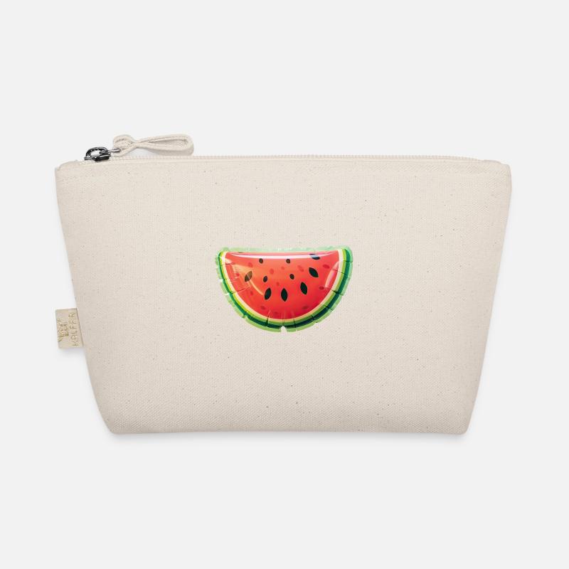 Wassermelone Balloon - Bio-Täschchen - Natur