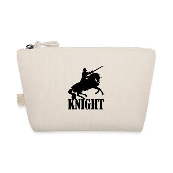Knight Knight Middle Ages - Organic Pouch - nature - Front