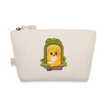 Funny hamster - Organic Pouch - nature - Front