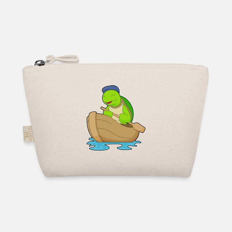 Turtle Boat Paddle Organic Pouch