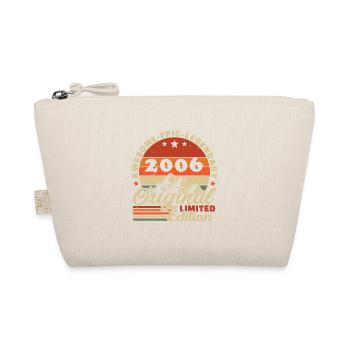 Vintage Original 2006 Birthday Gift - Organic Pouch - nature - Front