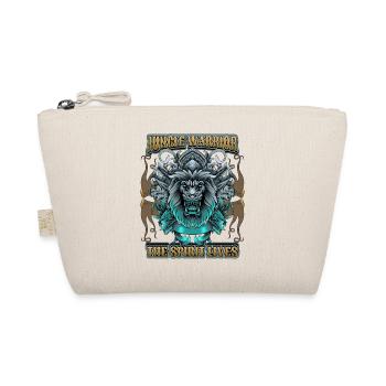 Mythological lion, saying with lion's head - Organic Pouch - nature - Front
