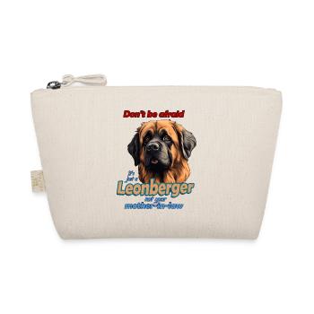 Don't be afraid ... lustiger Leonberger Hunde - Bio-Täschchen - Natur - Vorne