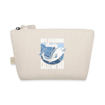 Mein Angelkumpel Nennt Mich Papa Fisherman Fishing - Bio-Täschchen - Natur - Vorne